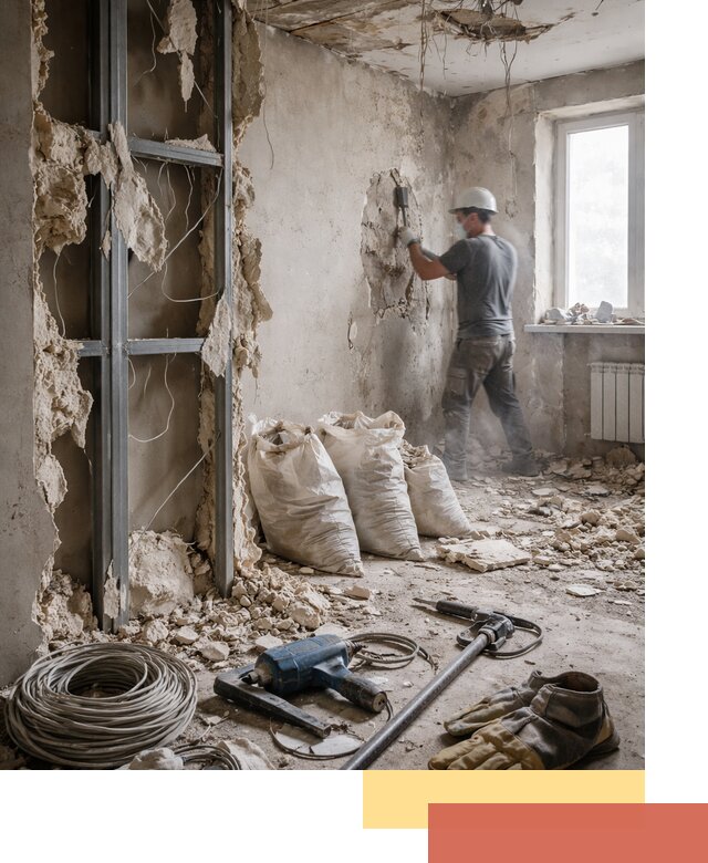 Профессиональный демонтаж зданий и конструкций в Соликамске