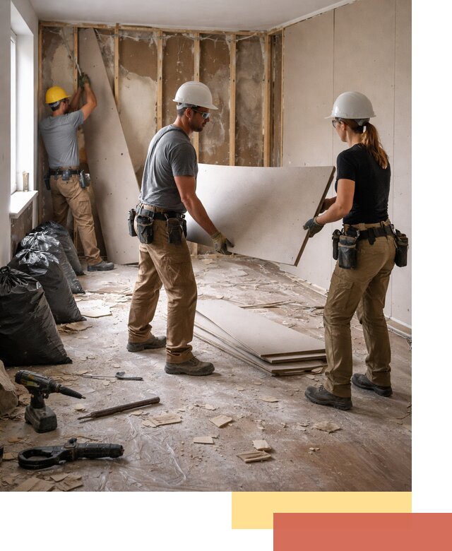 Демонтаж стеновых панелей в Соликамске быстро и аккуратно