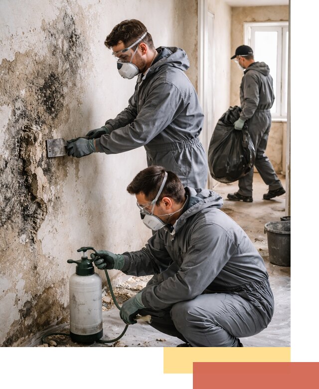 Удаление плесени со стен профессионально в Соликамске