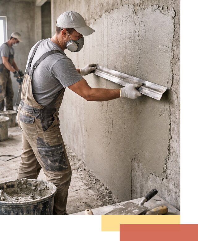 Штукатурка бетонных стен в Соликамске качественно и долговечно