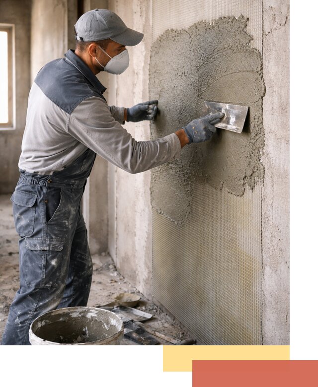 Штукатурка стен по сетке в Соликамске под ключ качественно и быстро