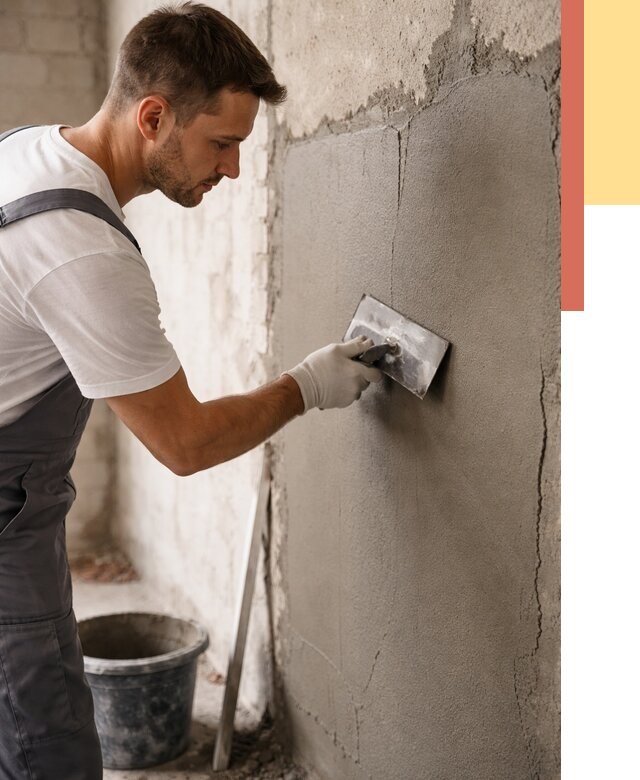 Штукатурка стен под плитку в Соликамске от 4328 руб./м2 — выравнивание под плитку | ОТДЕЛОЧНИК-Слк