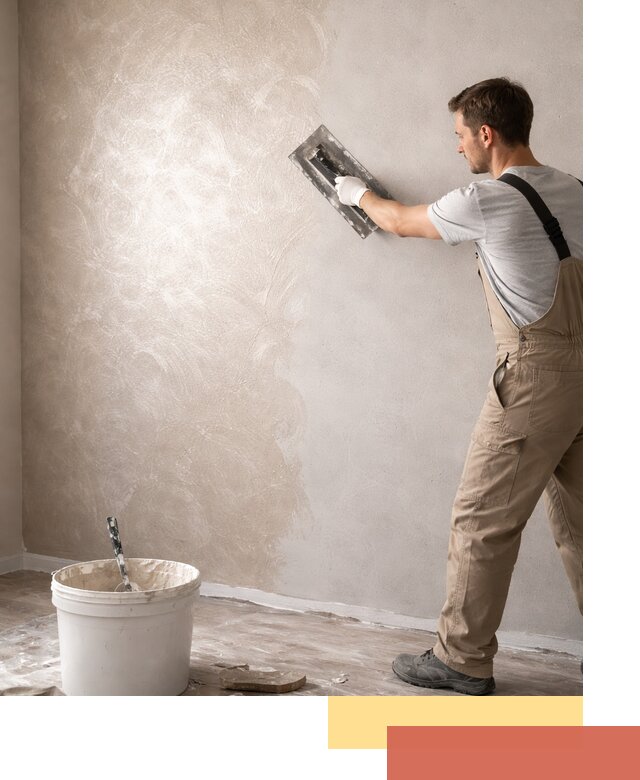 Декоративная штукатурка «Мокрый шелк» под ключ в Соликамске