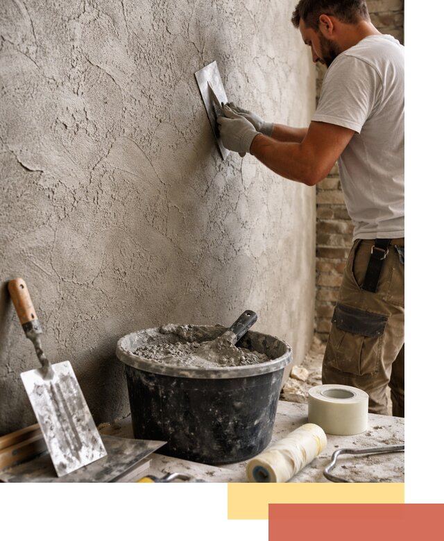 Декоративная штукатурка лофт в Соликамске — отделка стен и потолков