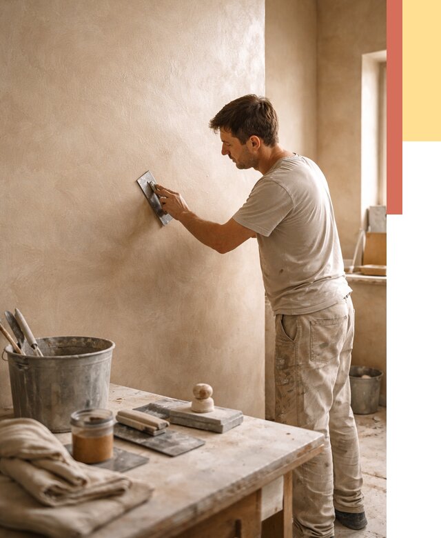 Марокканская штукатурка таделакт в Соликамске под ключ от 4328 руб. | ОТДЕЛОЧНИК-Слк