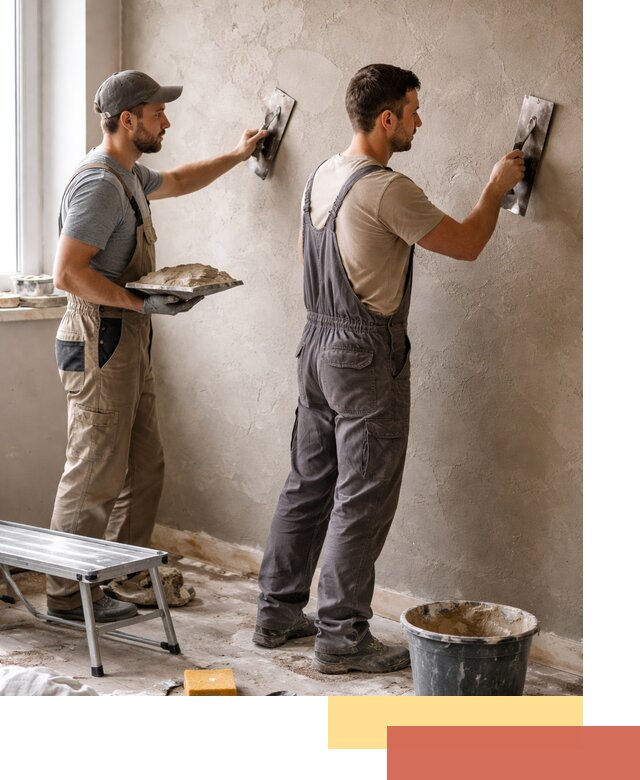 Ремонт декоративной штукатурки и восстановление фактуры в Соликамске