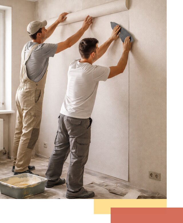 Поклейка виниловых обоев в Соликамске профессионально и качественно