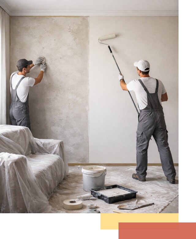 Покраска стен антивандальной краской в Соликамске