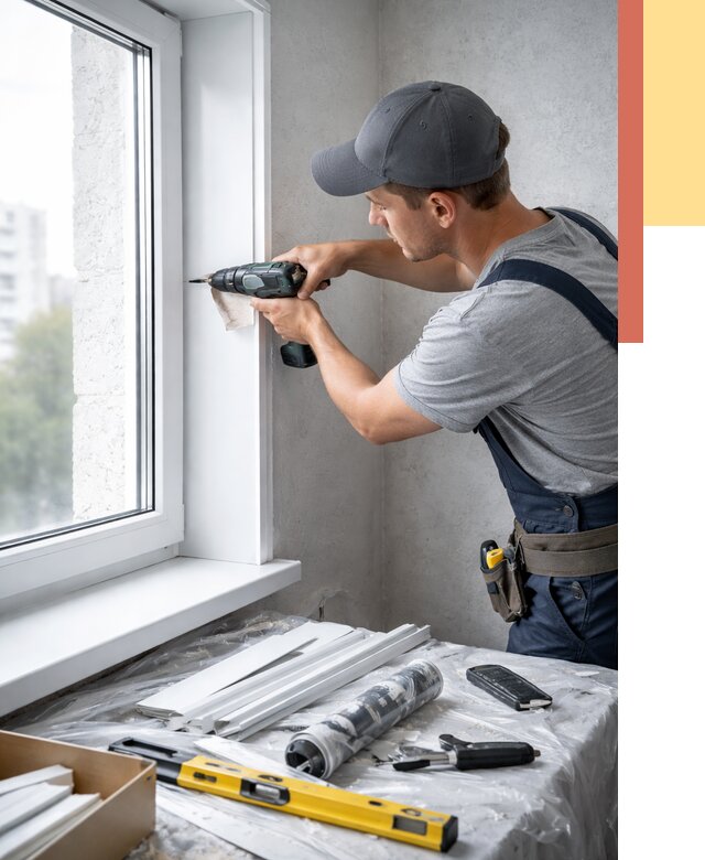 Установка пластиковых откосов в Соликамске от 2319 руб. | ОТДЕЛОЧНИК-Слк монтаж, быстро и недорого