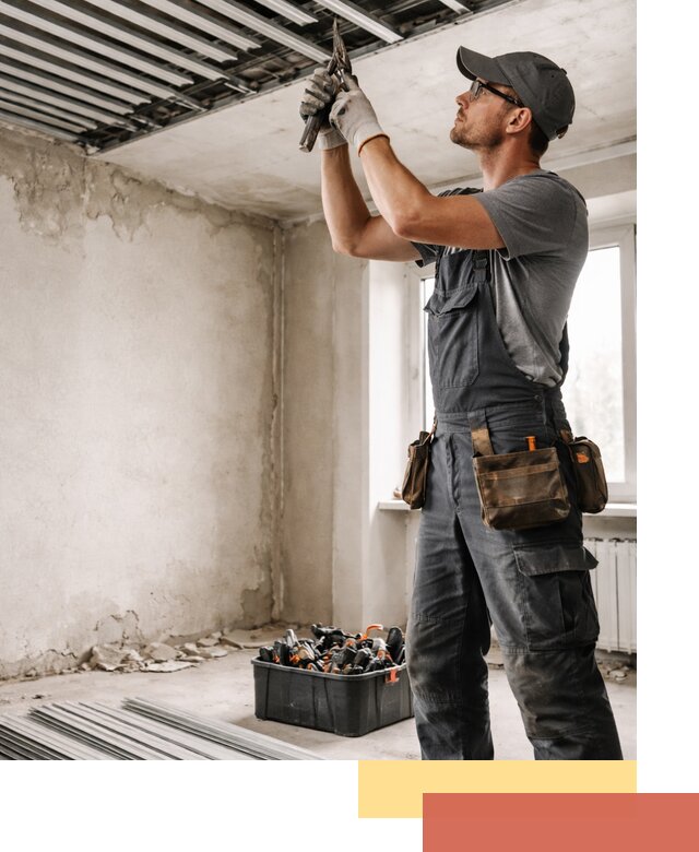 Демонтаж реечного потолка в Соликамске быстро и аккуратно