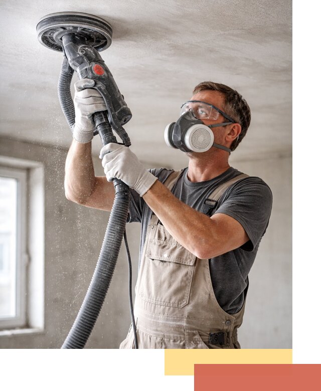 Шлифовка потолка в Соликамске — качественная подготовка под отделку