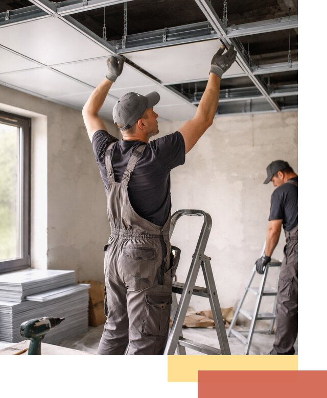 Монтаж кассетного потолка в Соликамске качественно и быстро