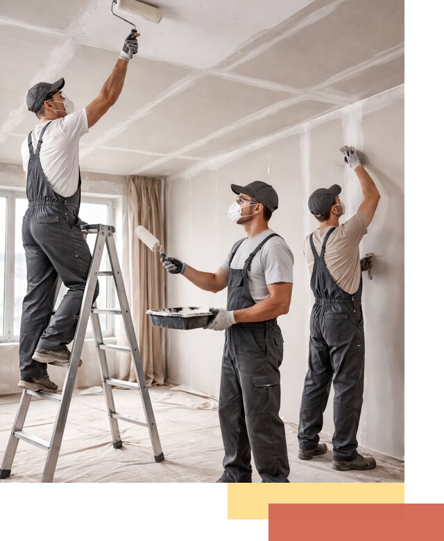 Покраска потолка из гипсокартона в Соликамске качественно и недорого