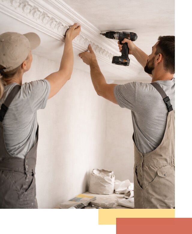 Профессиональный монтаж лепнины на потолок в Соликамске