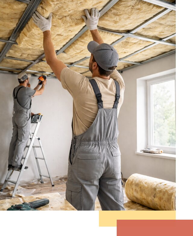 Утепление потолка под ключ в Соликамске качественно и быстро