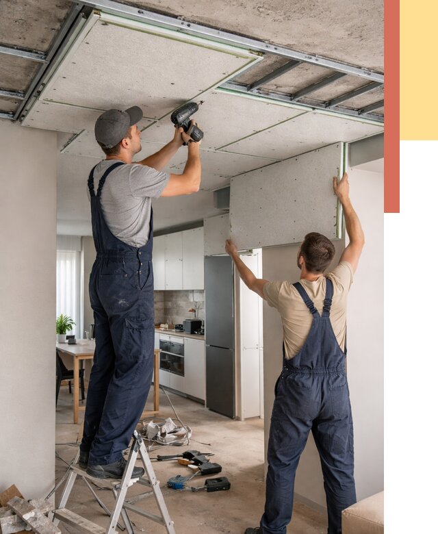 Шумоизоляция потолка панелями зипс в Соликамске от 1906 руб. под ключ | ОТДЕЛОЧНИК-Слк